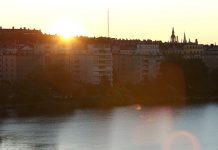 Västerbron på andra varvet