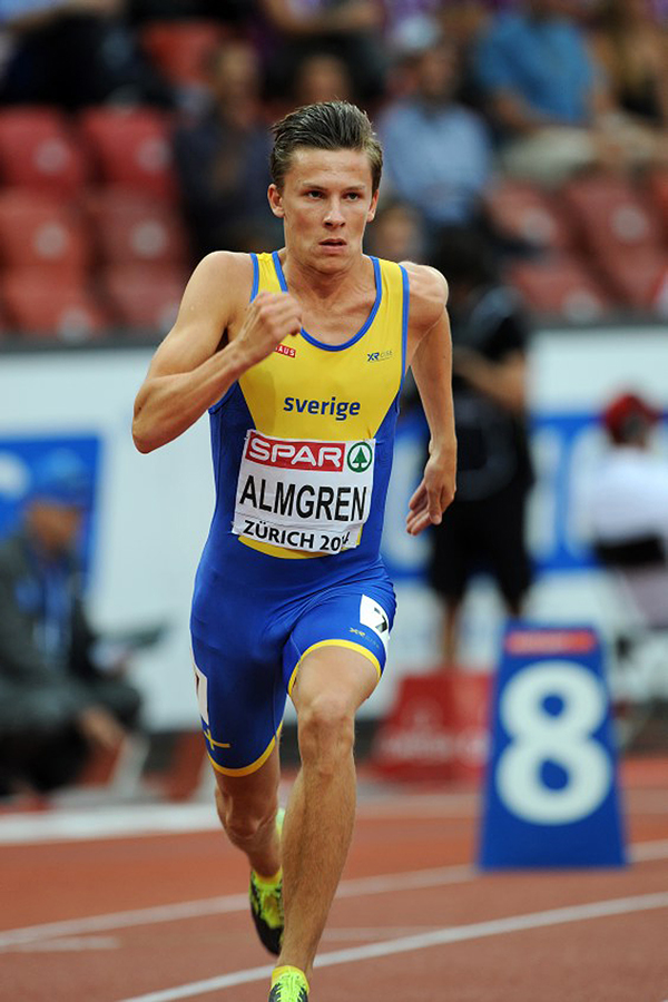 Men 800m 14882Sweden   Andreas ALMGREN	3	1:48.22	Q