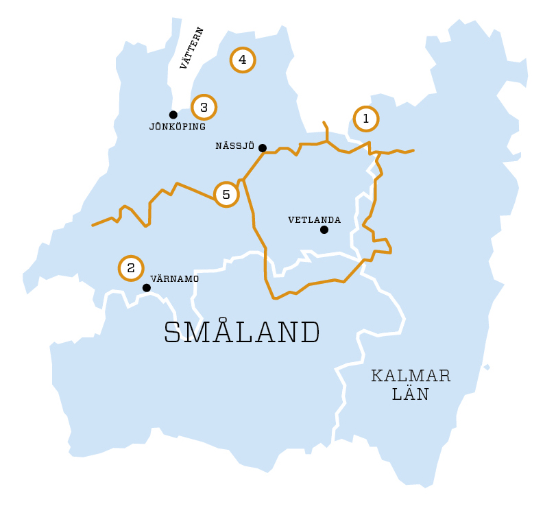 5 bästa trailplatserna i norra Småland