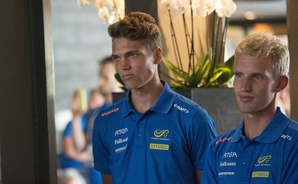 Emil Blomberg, Hässelby SK, 3000 meter hinder, Elmar Engholm, Hässelby KS, 3000 meter hinder,