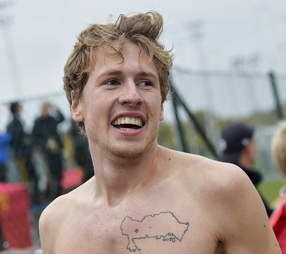 Jonas Leandersson, Malmö AI, 4K, guld, första senior-SM-guldet, Blekinge, tatuering