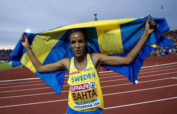 Meraf Bahta, Hälle IF, 5000 meter, EM-silver,